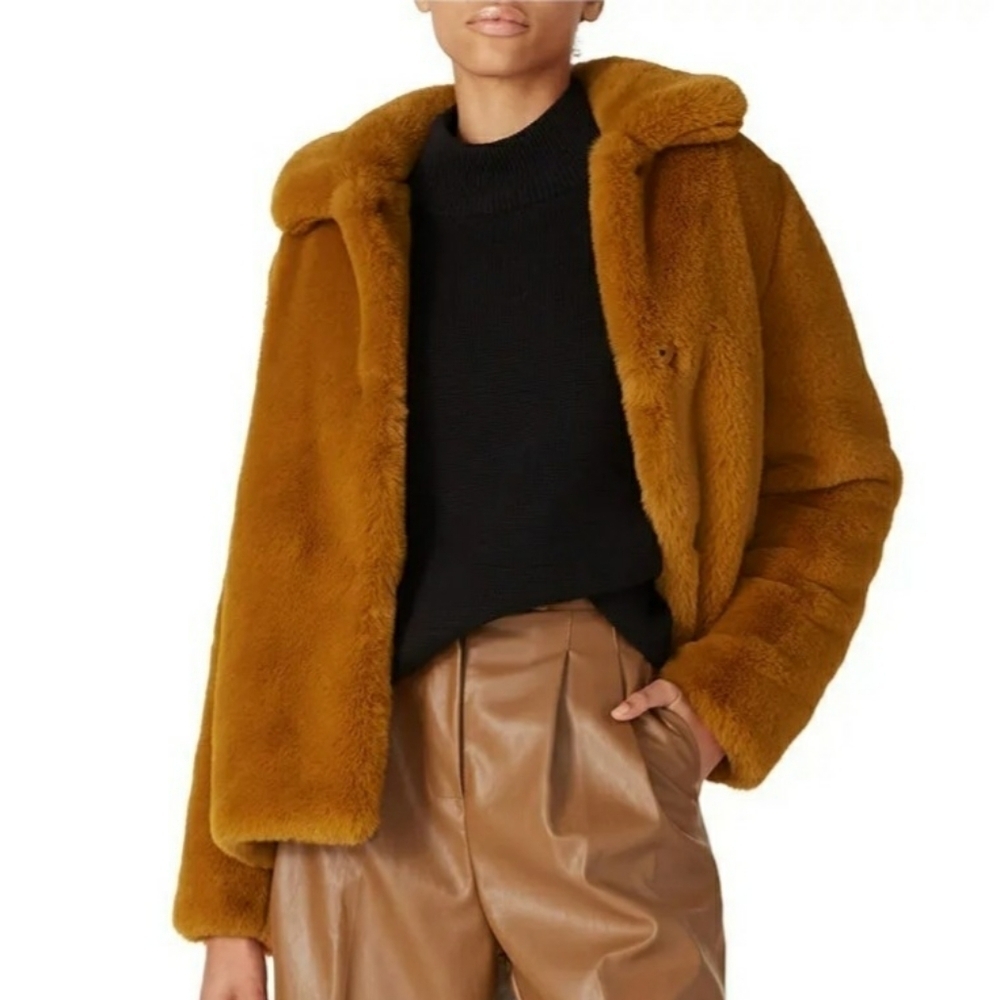 Noize Carly Faux Fur Coat